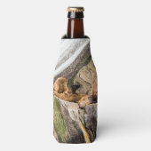 岩の上に横たわるアシカ ボトルクーラー (ボトル正面)