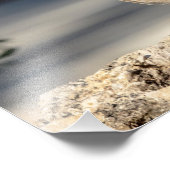 岩の上に14x11赤い担ぎタカ フォトプリント (角)