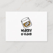 岩の上のウイスキー 名刺 (正面)