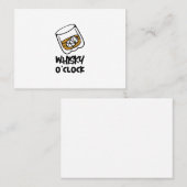 岩の上のウイスキー 名刺 (正面/裏面)