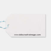 岩の上のチムンク ギフトタグ (裏面横)