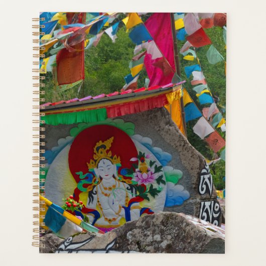 岩の上の仏教絵画 プランナー手帳 (正面)
