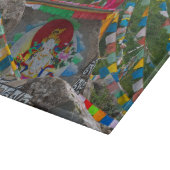 岩の上の仏画 カッティングボード (角)