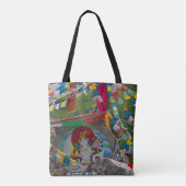 岩の上の仏画 トートバッグ (裏面)