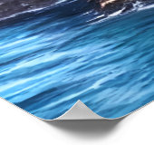 岩の上の城 | AIアートポスター ポスター (角)