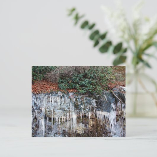 岩の上の氷 ポストカード (スタンド正面)