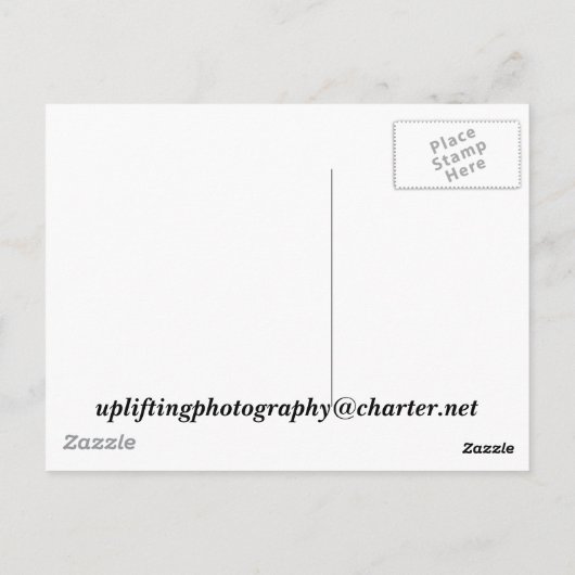 岩の上の氷 ポストカード (裏面)