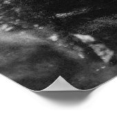 岩の上の泳ぐ人で打ち砕かれたサーフヴィンテージの女性 ポスター (角)