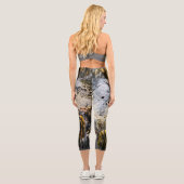 岩の上の若い毛皮のシール カプリレギンス (裏面)