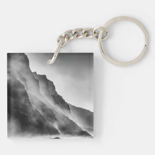 岩の上の霧 キーホルダー (裏面)