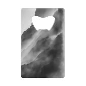 岩の上の霧 クレジットカード栓抜き (正面)