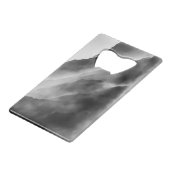 岩の上の霧 クレジットカード栓抜き (正面アングル)