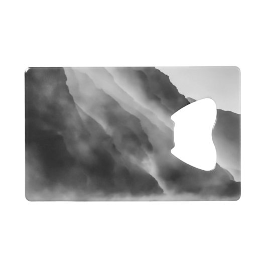 岩の上の霧 クレジットカード栓抜き (正面(横))