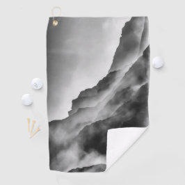 岩の上の霧 ゴルフタオル