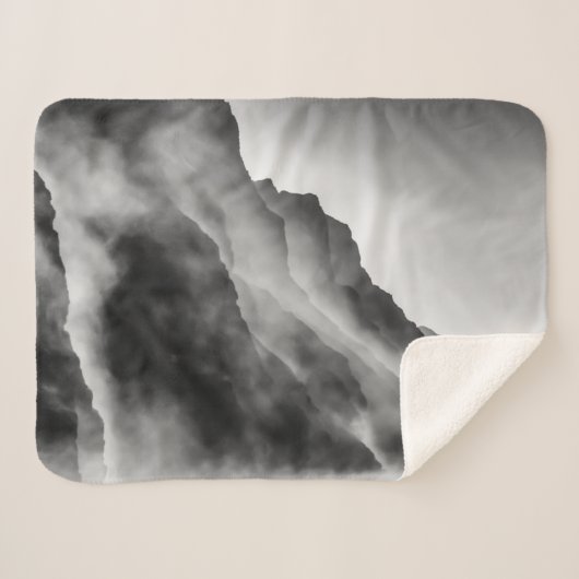 岩の上の霧 シェルパブランケット (正面(横))