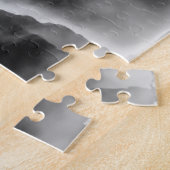 岩の上の霧 ジグソーパズル (側面)