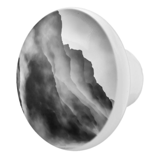 岩の上の霧 セラミックノブ (右)