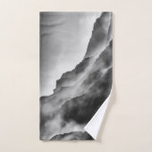 岩の上の霧 バスタオルセット (ハンドタオル)