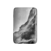 岩の上の霧 バスマット (正面縦)