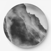 岩の上の霧 ペーパープレート (正面)