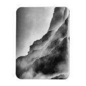 岩の上の霧 マグネット (縦)