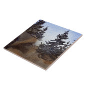 岩の中に松の山 タイル (側面)