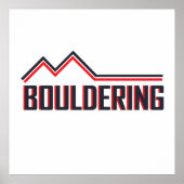 岩の付いた ポスター (正面)