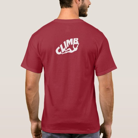 岩の境界 Tシャツ (裏面)