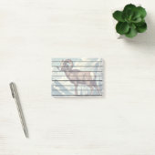 岩の多いアウトクロップの上のヒツジ ポストイット (オフィス)