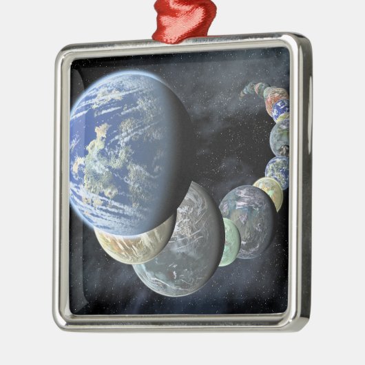 岩の多い地上世界 メタルオーナメント (左)