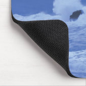 岩の多い海岸に衝突する荒波 マウスパッド (コーナー)