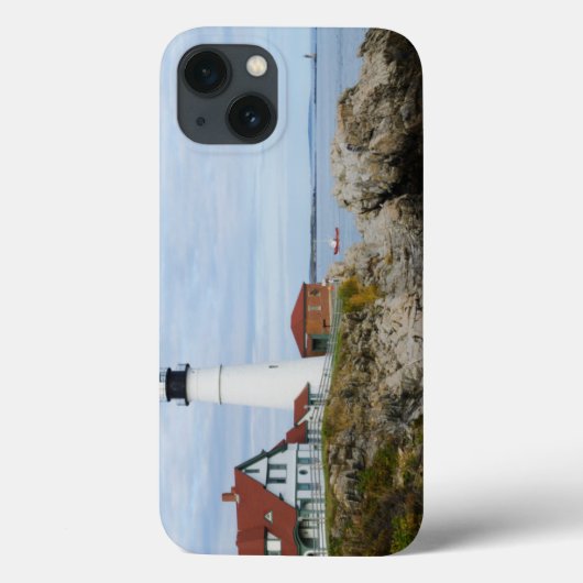 岩の多い海岸のポートランド・ヘッドライト灯台 Case-Mate iPhoneケース (裏面)
