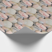 岩の家族のサイン ラッピングペーパー (角)