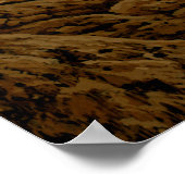 岩の山の熊,茶色,動物,うねり ポスター (角)