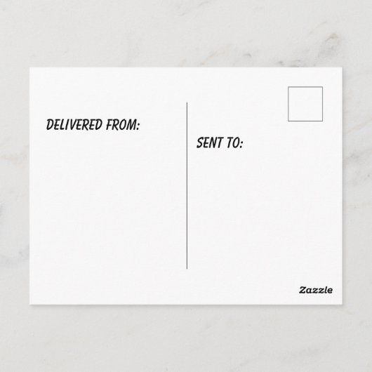 岩の崖の上に横たわるアルパインIbex ポストカード (裏面)