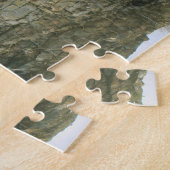 岩の崖の壁の反射の池3自然 ジグソーパズル (側面)