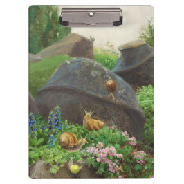 岩の庭のカタツムリ(H.A. Brendekilde) クリップボード