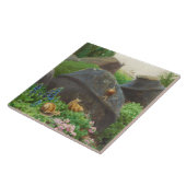 岩の庭のカタツムリ(H.A. Brendekilde) タイル (側面)