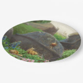 岩の庭のカタツムリ(H.A. Brendekilde) ペーパープレート (アングル)