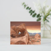 岩の形成、ネバダ州の谷の火災州公園 ポストカード (スタンド正面)