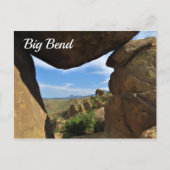 岩の形成、ビッグベンド国立公園、TX ポストカード (正面)
