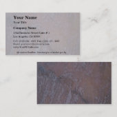 岩の微無地の妙な 名刺 (正面/裏面)