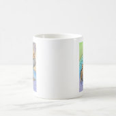 岩の水 – 流れに沿って進む コーヒーマグカップ (中央)
