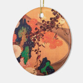 岩の流れによる菊（1760年） セラミックオーナメント (左)