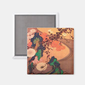 岩の流れによる菊（1760年） マグネット (正面/裏面)