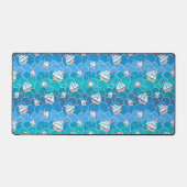 岩の海の模様 デスクマット (正面)