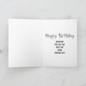 岩の登山者 カード (内部)