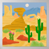 岩の砂漠 ポスター (正面)