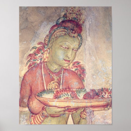 岩の砦から雲の上に浮かぶ水路が ポスター (正面)