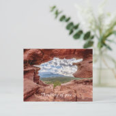 岩の穴のUの間を考えるピークに達する ポストカード (スタンド正面)